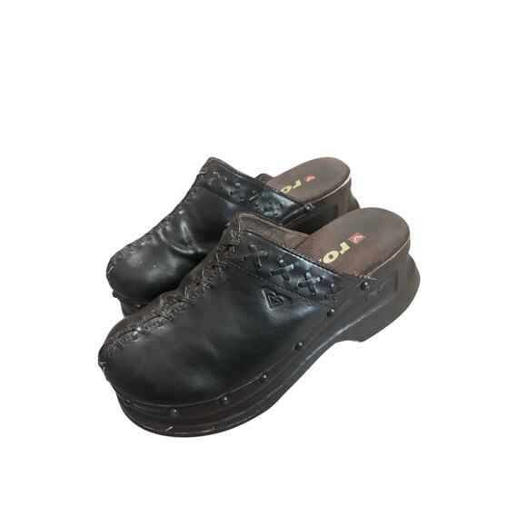 Vintage Y2K Roxy Chunky Platform Clogs‎ Rare Size 6 - Picture 2 of 10